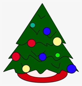 Christmas Tree Animation Desktop Wallpaper Clip Art - Christmas Tree Without A Star, HD Png Download, Free Download