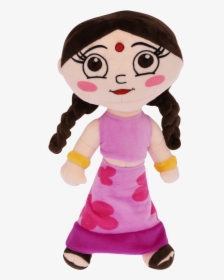 Unisex Chhota Bheem Chutki Soft Toy - Chutki, HD Png Download, Free Download