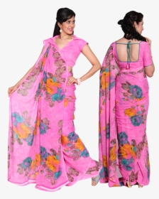 Vishnu Pink Color Saree"  Title="vishnu Pink Color - Silk, HD Png Download, Free Download
