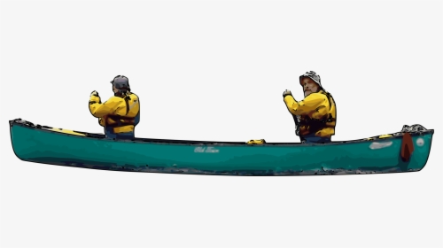 Canoeists And Canoe - People In Canoe Png, Transparent Png, Free Download