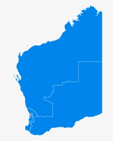 Results Of The Australian Federal Election In Western - Regional Map Of Western Australia, HD Png Download, Free Download