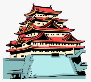 Vector Illustration Of Buddhist Temple, Japan - Tempio Giapponese Png, Transparent Png, Free Download