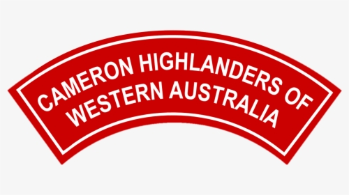 Cameron Highlanders Of Western Australia Battledress - Circle, HD Png Download, Free Download