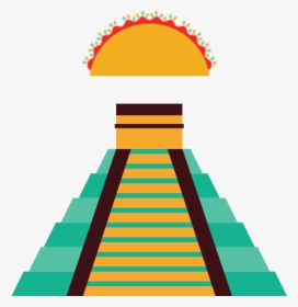 History Of The Taco Mexican Temple Mexican Cafe Blog - Cultura Maya Dibujo, HD Png Download, Free Download