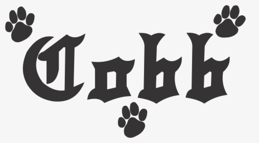 Old English With Paws - Graphic Design, HD Png Download, Free Download