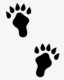 Otter Clipart Paws - Otter Footprint Easy To Draw, HD Png Download, Free Download