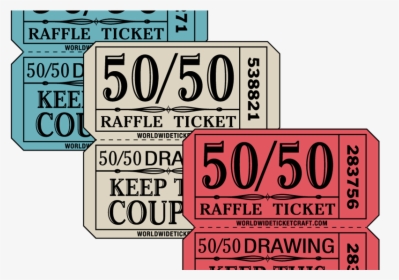 Transparent Raffle Tickets Png - Transparent 50 50 Raffle, Png Download, Free Download