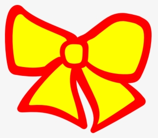 Yellow Hair Bow Clipart, HD Png Download, Free Download