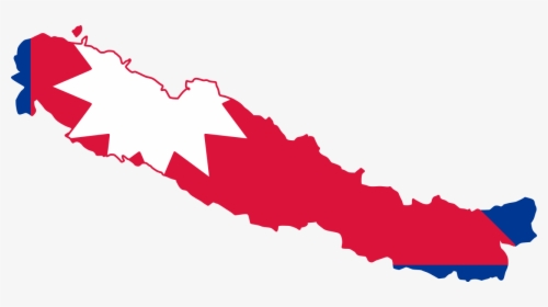 Greater Nepal - Nepal Flag In Map, HD Png Download, Free Download