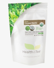 Health And Tea Organic Coconut Matcha - Banner, HD Png Download, Free Download