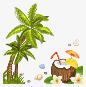 Beach Coconut Tree Png, Transparent Png, Free Download
