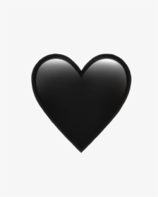 #heart #emoji #iphone #black #emojiiphone #iphoneemoji - Iphone Black Heart Emoji, HD Png Download, Free Download