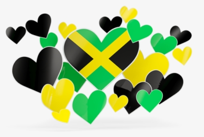 Flying Heart Stickers - Jamaica Heart, HD Png Download, Free Download