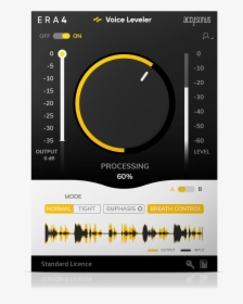 Era Voice Leveler Ui - Accusonus Voice Leveler, HD Png Download, Free Download