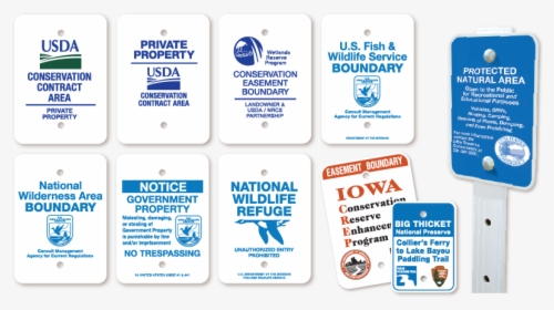 Wetlands Conservation Easement Markers, HD Png Download, Free Download