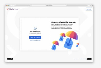 Firefox Send, HD Png Download, Free Download