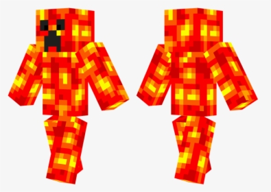 Minecraft Lava Skin, HD Png Download, Free Download