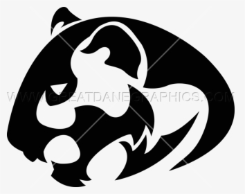 Cougar Silhouette Image Lion Photograph - Head Cougar Silhouette, HD Png Download, Free Download