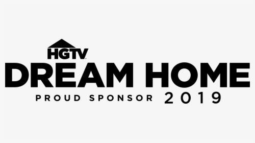 Dh2019 Proudsponsor Horiz Black - Hgtv Dream Home Logo, HD Png Download, Free Download