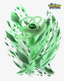 #251 Celebi Used Leaf Storm And Heal Bell In The Game - Pokemon Celebi Art, HD Png Download, Free Download
