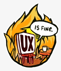 Uxif Logo Png No Drop Shadow - Ux Is Fine, Transparent Png, Free Download