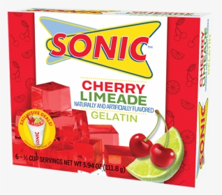 Sonic Cherry Limeade Gelatin - Sonic Cherry Limeade Jello, HD Png Download, Free Download