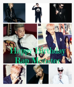 Happy Birthday Rap Monster , Png Download - Happy Birthday Rap Monster, Transparent Png, Free Download