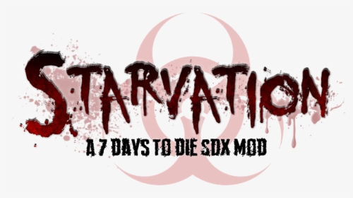 7 Days To Die Starvation Обвес , Png Download - Calligraphy, Transparent Png, Free Download