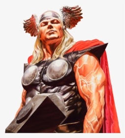 No Caption Provided - Marvel Thor Alex Ross, HD Png Download, Free Download