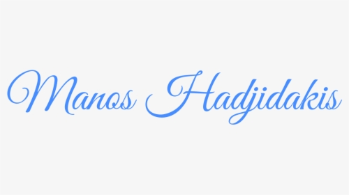 Manos Hadjidakis Greek Oscar-winning Composer - Calligraphy, HD Png Download, Free Download