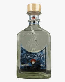 Dos Manos Blanco Tequila - Glass Bottle, HD Png Download, Free Download