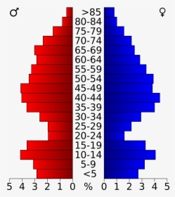 Santa Clarita Population Pyramid, HD Png Download, Free Download