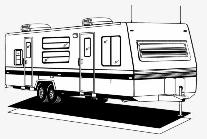 Rv Svg Cute - Camper Clipart, HD Png Download, Free Download