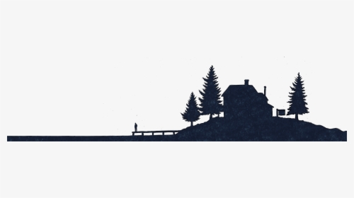Cottage Silhouette, HD Png Download, Free Download