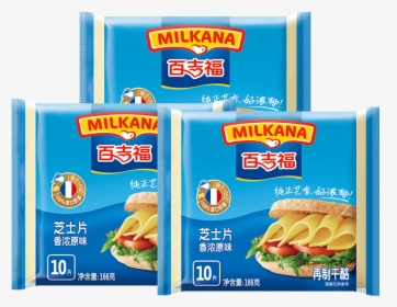 Milkana Sliced Cheese, HD Png Download, Free Download