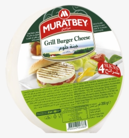 Muratbey Grill Burger Cheese - Muratbey Sliced Halloumi Cheese, HD Png Download, Free Download