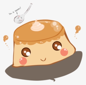 Flan - Pudding Cartoon Png, Transparent Png, Free Download