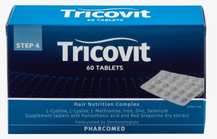 Tricovit Tablets - Box, HD Png Download, Free Download