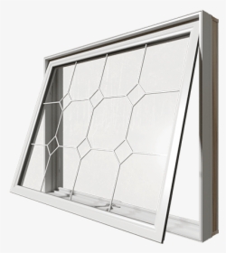 An Open Classic Awning Window From The Side - Window Screen, HD Png Download, Free Download