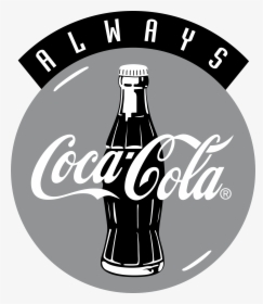 Coca Cola Logo4 Logo Png Transparent - Coca Cola Logo Black & White, Png Download, Free Download