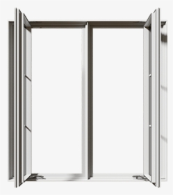 An Open Revocell® Casement Window From The Front - Shower Door, HD Png Download, Free Download