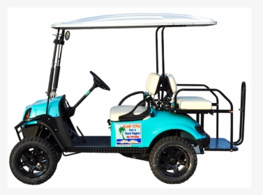 Blue 4-passenger Beach Buggy Golf Cart Rentals Port - Golf Cart, HD Png Download, Free Download