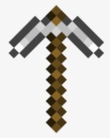 Transparent Minecraft Iron Pickaxe Png - Minecraft Diamond Axe Png, Png Download, Free Download