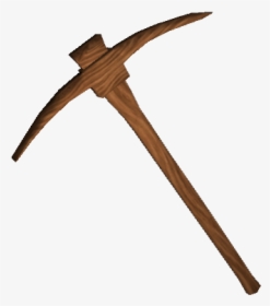 Pickaxe Tool Weapon - Real Life Wooden Pickaxe, HD Png Download, Free Download