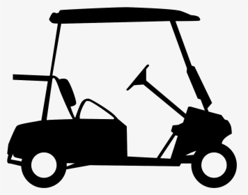 Vector Golf Cart Silhouette, HD Png Download, Free Download