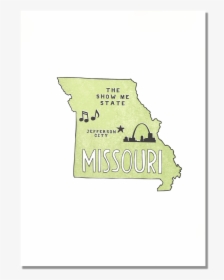 Missouri State Print - Sign, HD Png Download, Free Download