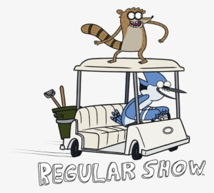 Regular Show Golf Cart, HD Png Download, Free Download