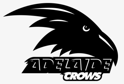 Adelaide Crows Logo Black And White - Adelaide Crows We Fly As One, HD Png Download, Free Download