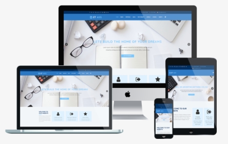 Et Ads Free Responsive - Responsive Template Png, Transparent Png, Free Download