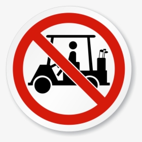 Golf Cart Crossing Sign, HD Png Download, Free Download